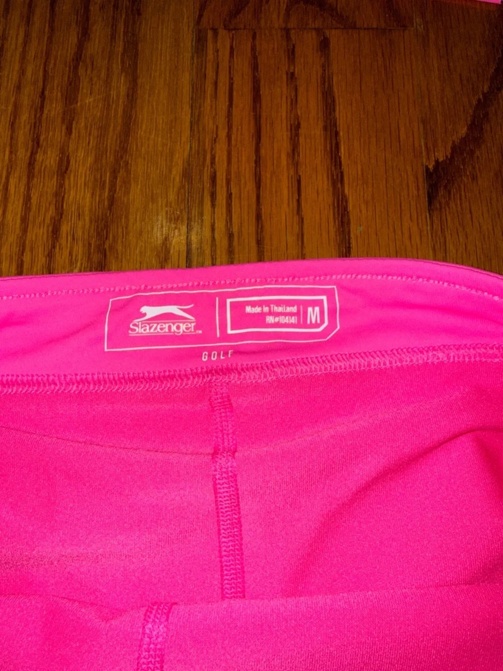 Slazenger girls golf or tennis outfits size medium NWOT PINK, aqua & white & hat